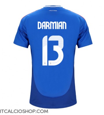 Italia Matteo Darmian #13 Prima Maglia Europei 2024 Manica Corta